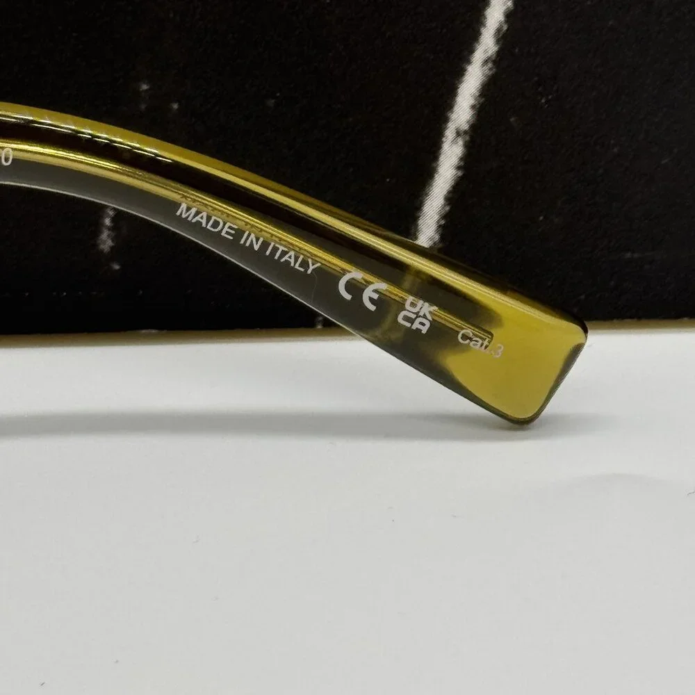 NEW SAINT LAURENT SUNGLASSES GREEN BROWN UNISEX EYEWEAR SAINT LAURENT SL713 004